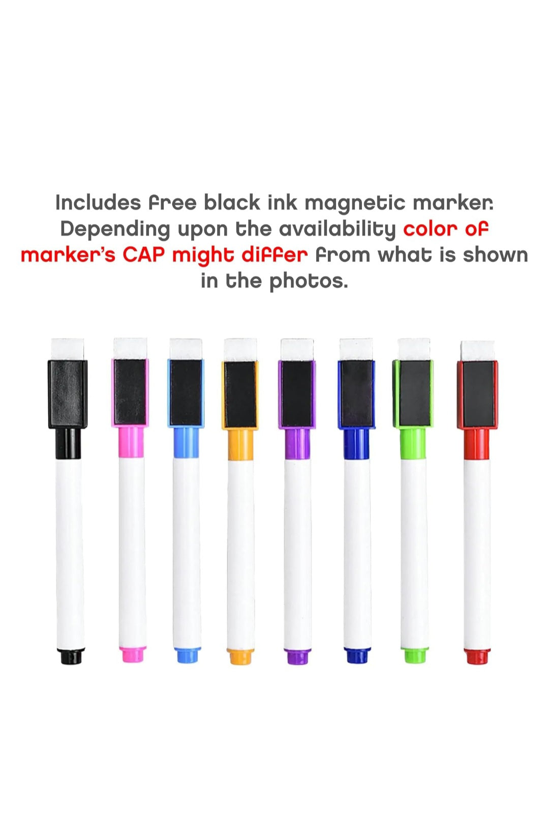 Grocery Shopping List Fridge Magnet with Marker for Home Decore