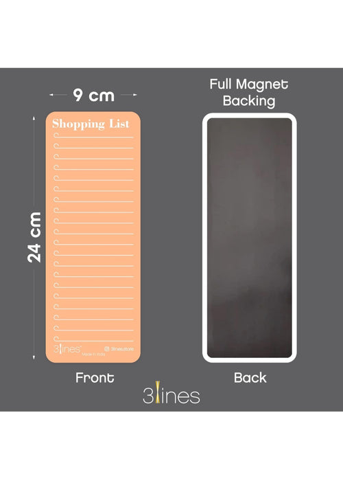 Grocery Shopping List Fridge Magnet with Marker for Home Decore